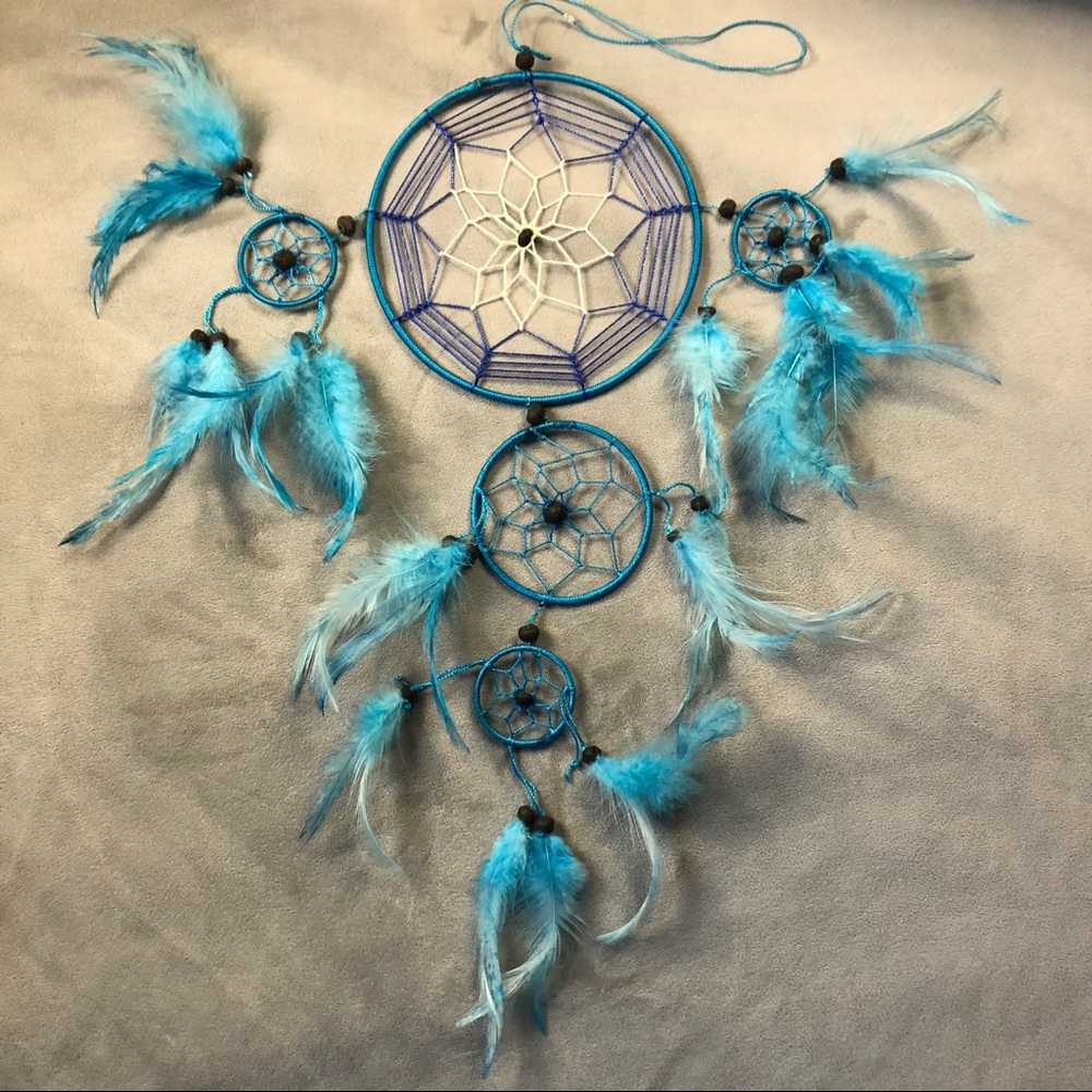 Dream catcher ~ Multi Layered Blue